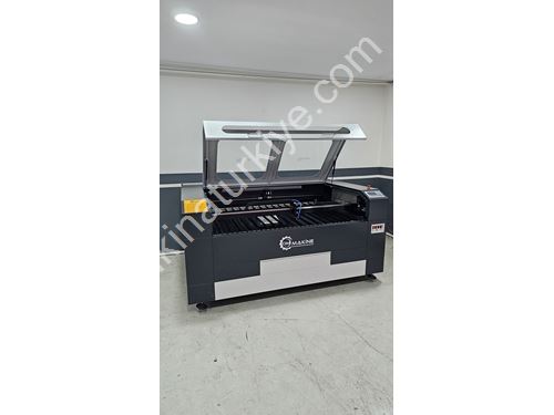 160x100 cm Çift Kafa Reklamcı Lazer Kesim ve Kazıma Makinesi