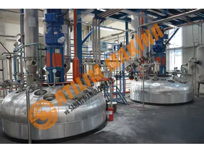 Usine de production de polyester