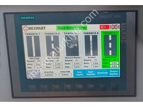 RXP 1200 Yol Çizgi Kamyonu