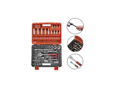 108 Parça Parlak Çelik Profesyonel Usta Lokma Takımı