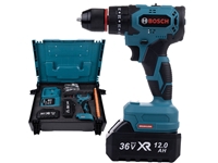 36Vf 12Ah 10P Brushless Motor Metal Chuck Drilling Set