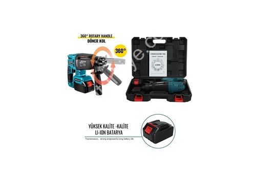 88Volt 5Ah Hilti Kömürsüz Professional Kırıcı Delici