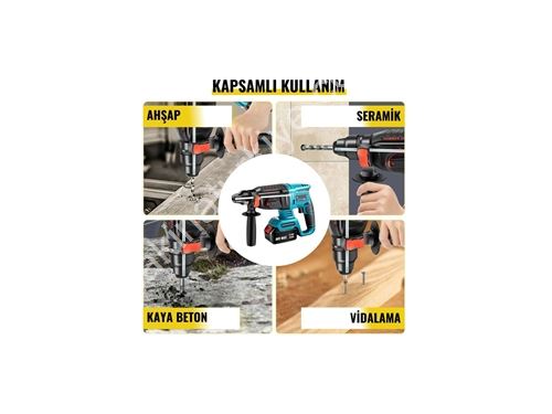 88Volt 5Ah Hilti Kömürsüz Professional Kırıcı Delici