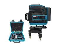 Çift Akülü 12 Köşe 360° 58Vf Otomatik Hizalamalı Lazer Metre