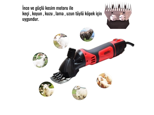 6 Hız Ayarlı Professional Koyun Keçi Kırkma Makinesi