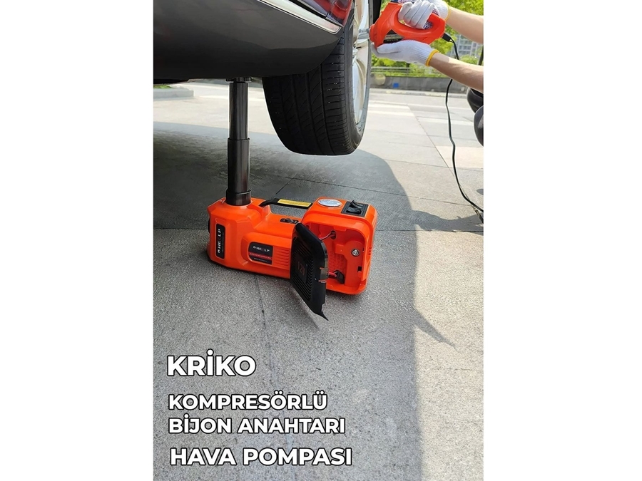5 Ton Hidrolik Kriko Hava Pompası Bijon Anahtarı Makine Krikosu
