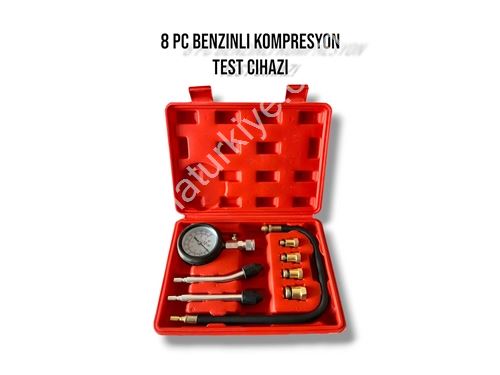 8 Parça Motor Kompresyon Test Cihazı