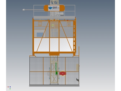 30 Meters / Min Exterior Freight And Person Elevator - 2