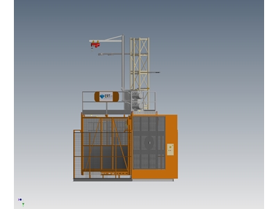 30 Meters / Min Exterior Freight And Person Elevator - 4