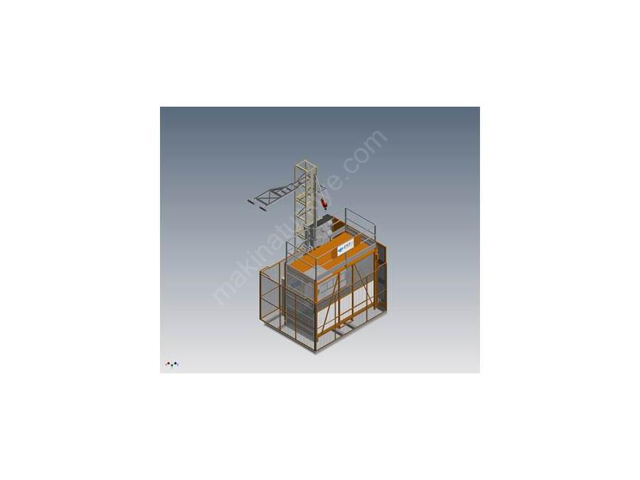 2000 Kg 36 Meters / Min Exterior Freight And Passenger Elevator