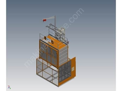 2000 Kg 36 Meters / Min Exterior Freight And Passenger Elevator - 9