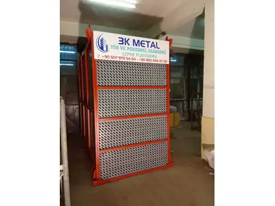 2000 Kg 36 Meters / Min Exterior Freight And Passenger Elevator