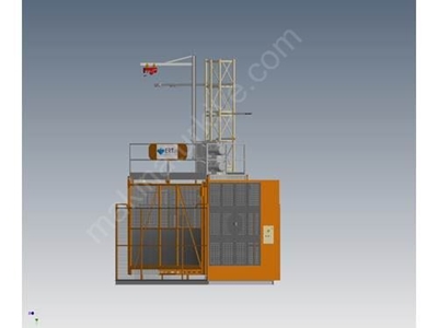 2000 Kg 36 Meters / Min Exterior Freight And Passenger Elevator - 6