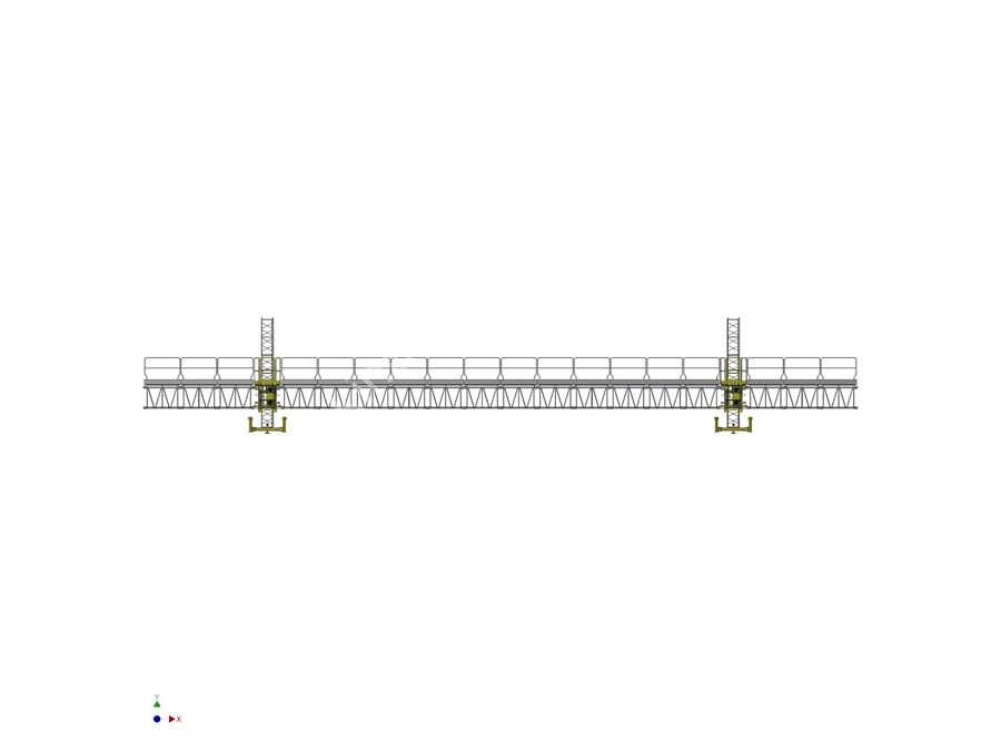 2000 Kg 150 M Height Movable Exterior Platform Elevator