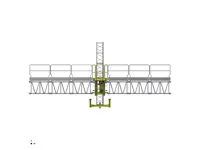 2000 Kg 150 M Height Movable Exterior Platform Elevator