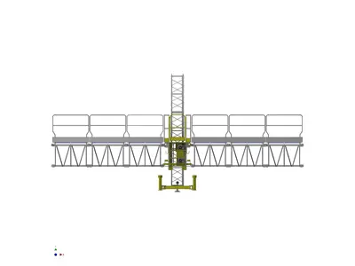 2000 Kg 150 M Height Movable Exterior Platform Elevator