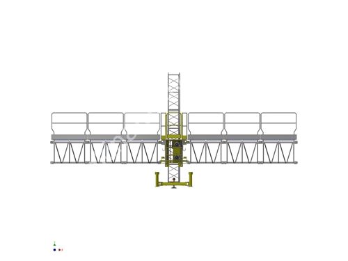 2000 Kg 150 M Height Movable Exterior Platform Elevator