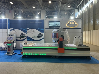 İtalyan Kesim Alüminyum Tabla Full Otomatik CNC Router - 3