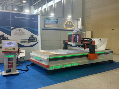 İtalyan Kesim Alüminyum Tabla Full Otomatik CNC Router - 6