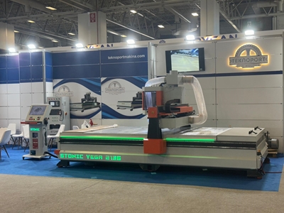 İtalyan Kesim Alüminyum Tabla Full Otomatik CNC Router - 11