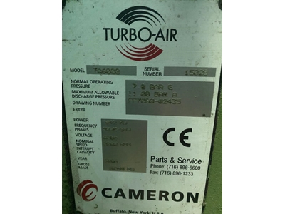 TA 6000 Cameron Turbo-Kompressor - 3