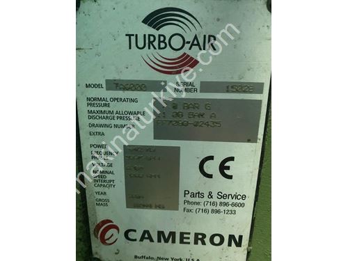 TA 6000 Cameron Turbo Kompresör