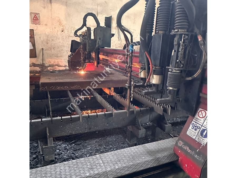 Alfatek Marka 3 X 8 Mt 4 Başlı Oksijen Kesim Tezgahı