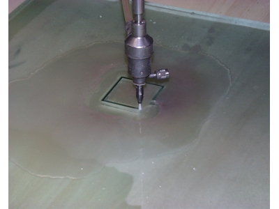 Machine de découpe de marbre à jet d'eau de 7,6 litres/minute 100 CV 3800 bars - 7