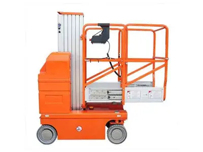 9.5 Metre (125 Kg) Tek Mastlı Personel Yükseltici Platform