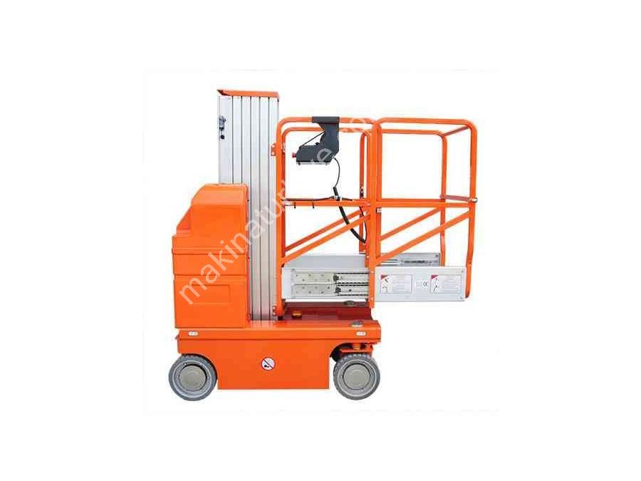 9.5 Metre (125 Kg) Tek Mastlı Personel Yükseltici Platform