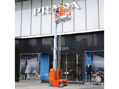 9.5 Metre (125 Kg) Tek Mastlı Personel Yükseltici Platform - 2