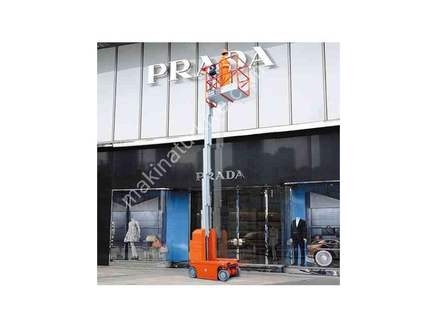 9.5 Metre (125 Kg) Tek Mastlı Personel Yükseltici Platform