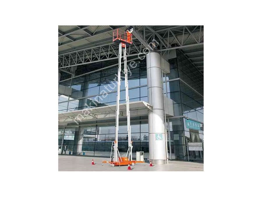 14 Metre (200 Kg) Çift Direk Personel Yükseltici Platform