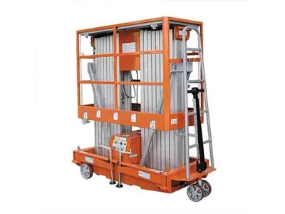 12 Metre (250 Kg) Çift Direk Personel Yükseltici Platform