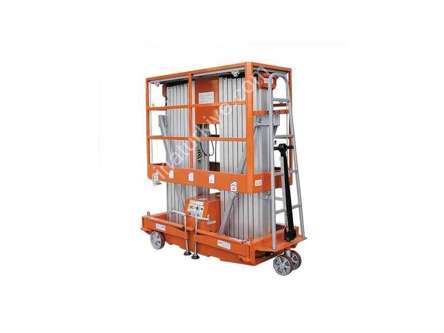 12 Metre (250 Kg) Çift Direk Personel Yükseltici Platform