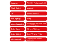 100 Kg / Saat Kaşar Peyniri Dilimleme Makinası - 2