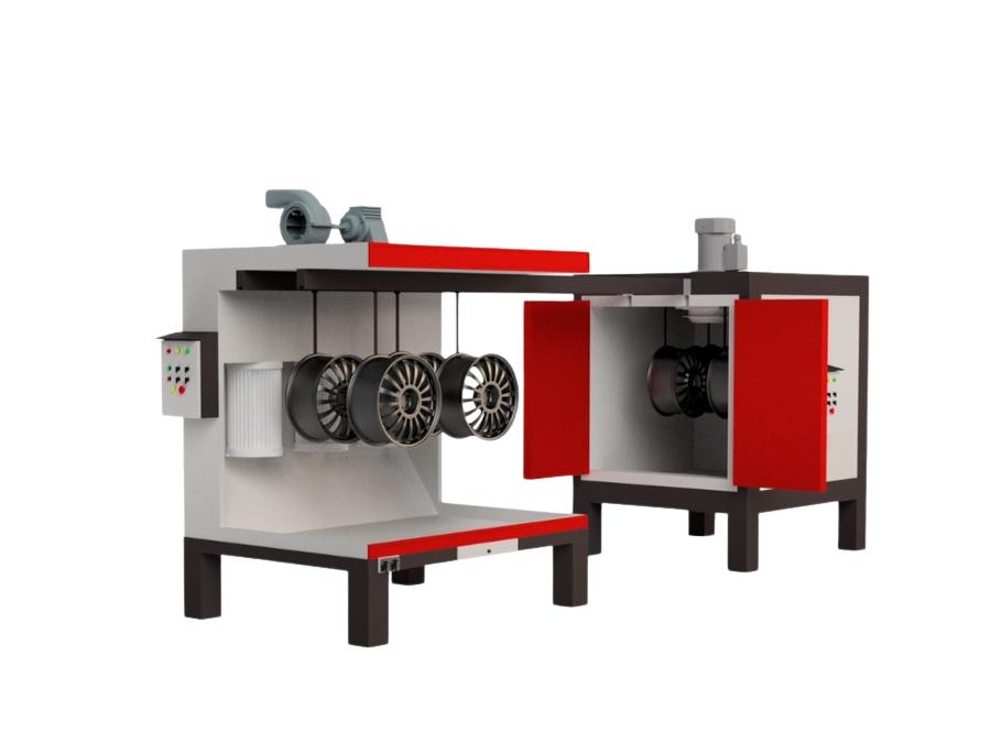 Набор для покраски дисков Tornado Jant Toz Boya Fırını