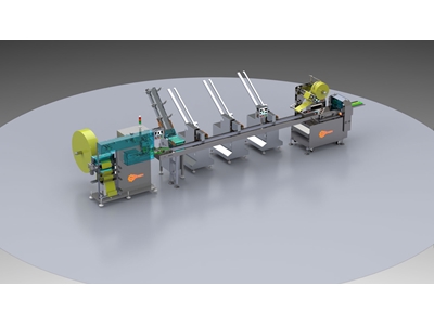 Napkin Spoon Fork Knife Tissue Conveyor Packaging Machine