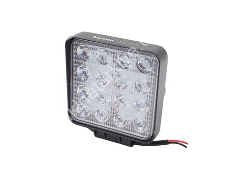 16-Led Square Work Machine Operating Lamp