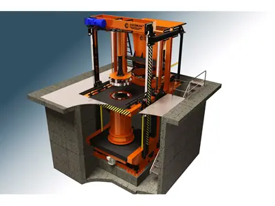 Ø620 mm - Ø1500 Mm Menhol Baca Bilezik Ve Konik Makinası