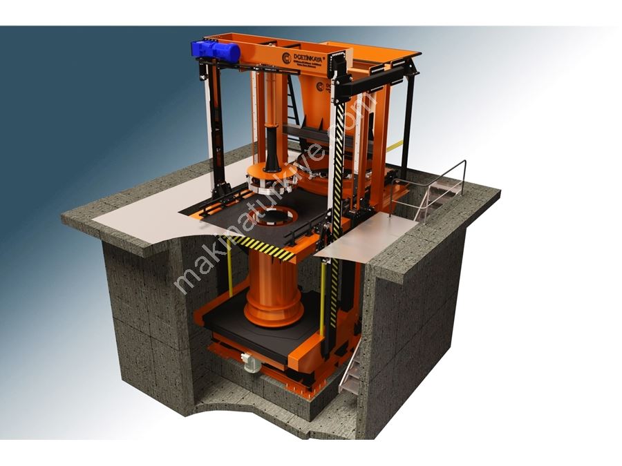 Ø620 mm - Ø1500 Mm Menhol Baca Bilezik Ve Konik Makinası