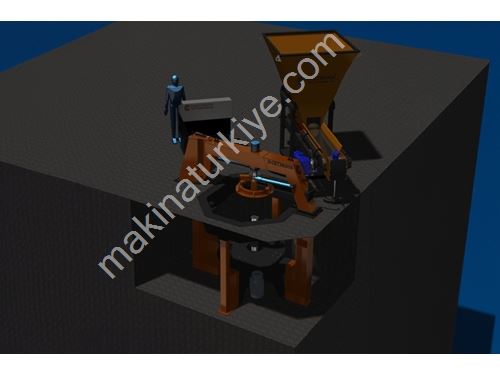 Ø620mm -Ø1200 Mm Vinçli Baca Ve Tabanı Bilezik Makinası