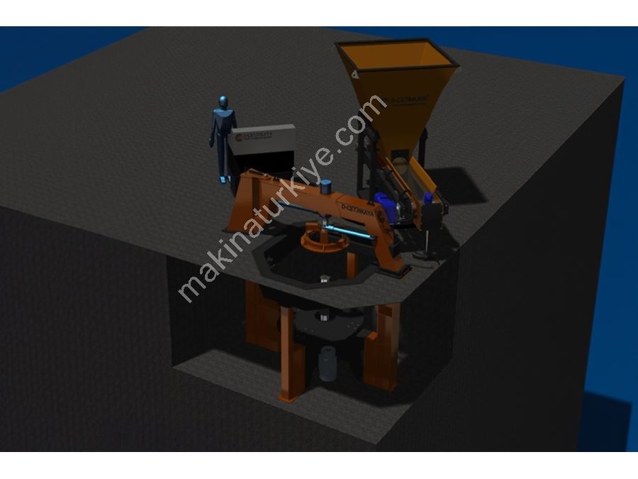 Ø620mm -Ø1200 Mm Vinçli Baca Ve Tabanı Bilezik Makinası