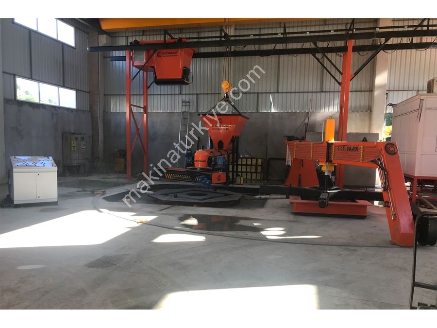 Ø800 Mm - Ø3600 Mm Beton Boru Ve Menfez Makinası