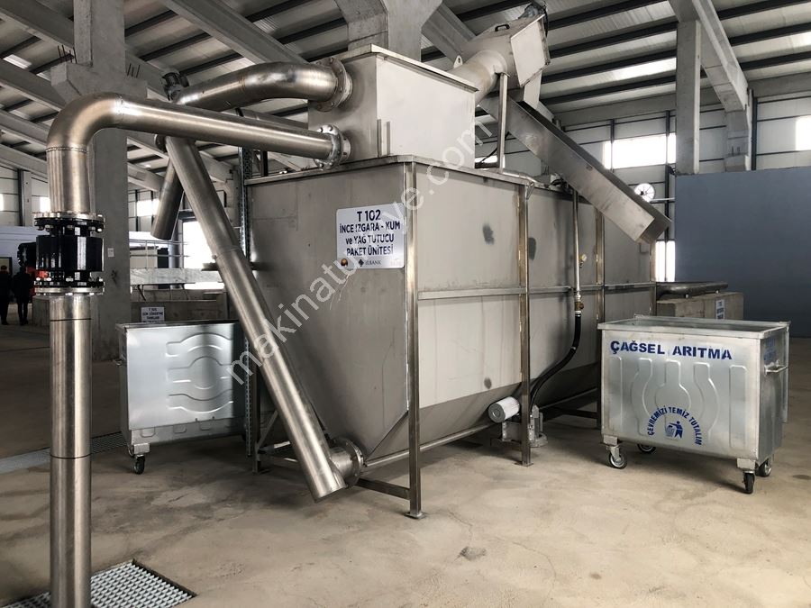 Kum ve Yağ Tutucu Paket Tip Atık Su Arıtma Sistemi