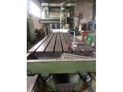 Waldrich Brand Rotary Milling Machine Table Dimensions 4650 X 1530 Mm Height 1100 Mm - 1
