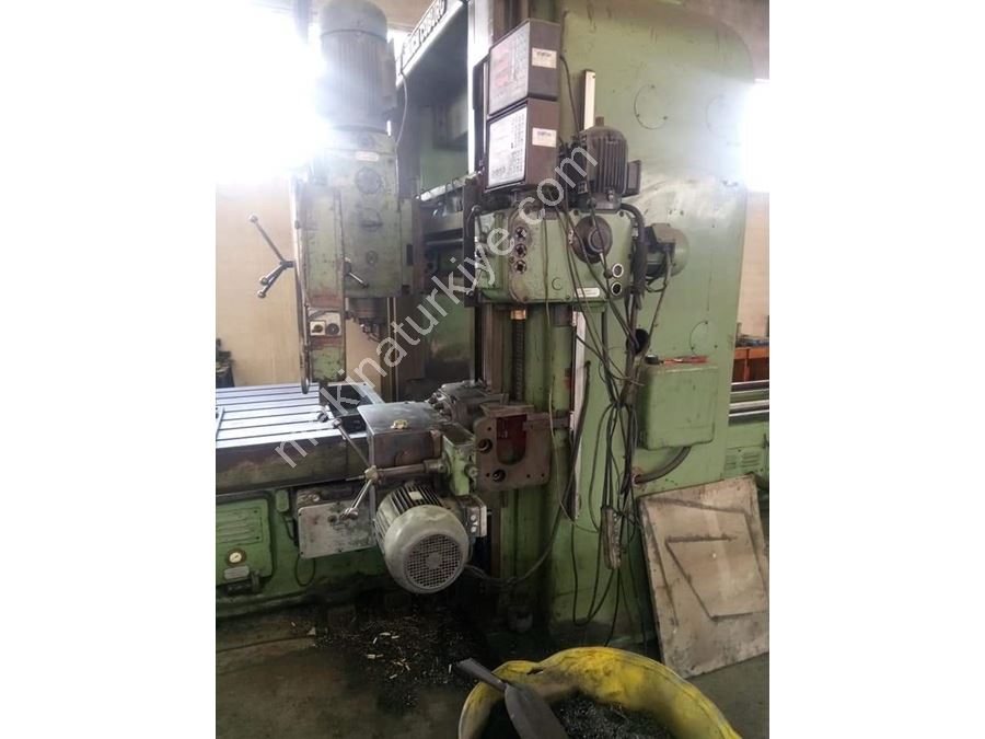 Waldrich Brand Rotary Milling Machine Table Dimensions 4650 X 1530 Mm Height 1100 Mm