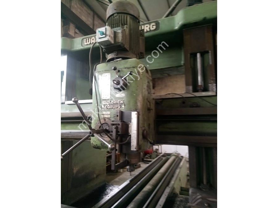 Waldrich Brand Rotary Milling Machine Table Dimensions 4650 X 1530 Mm Height 1100 Mm