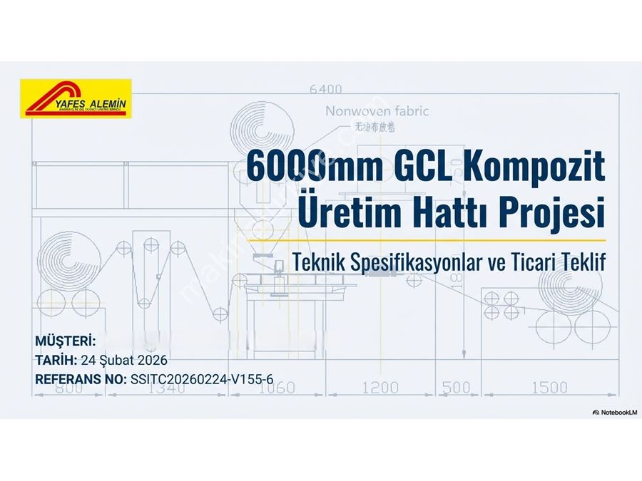 Geosynthetic Clay Liner (Gcl) Non Woven Production Mach