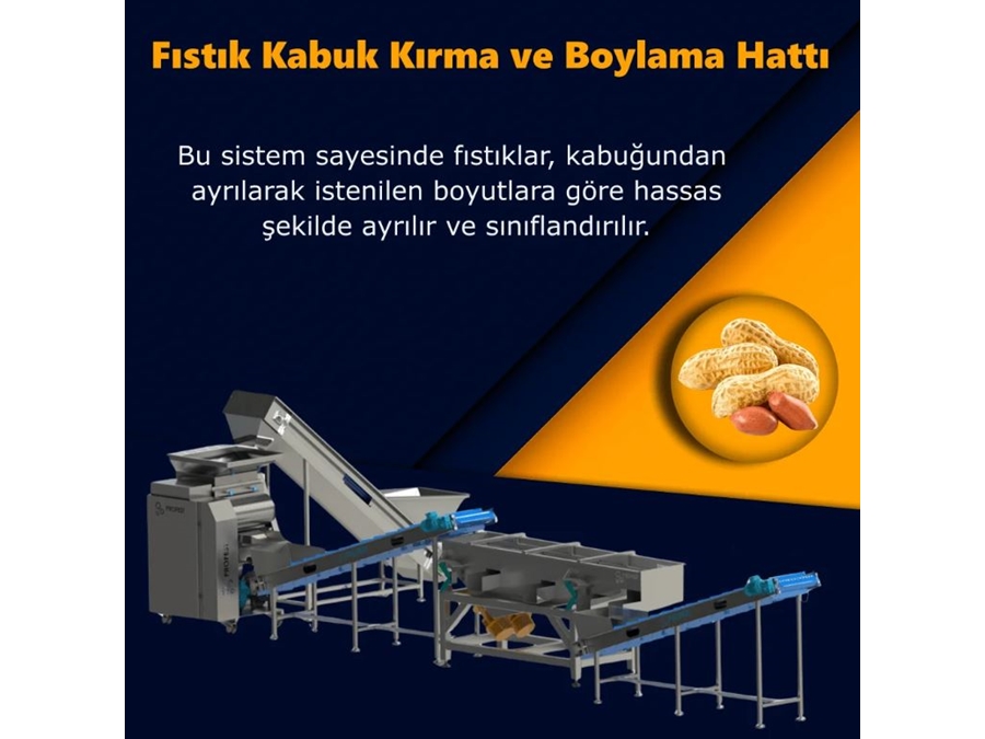 500-1500 Kg / Hour Peanut Crushing, Separating and Sorting Plant